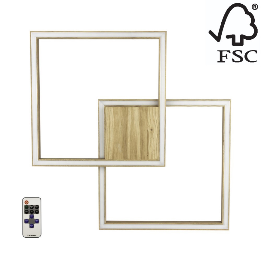 Iluminação LED com regulação RAMME LED/48W/230V + CR mate carvalho - certificado por FSC