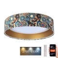 Iluminação LED com regulação SMART GALAXY LED/24W/230V diâmetro 45 cm Wi-Fi Tuya + controlo remoto