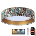 Iluminação LED com regulação SMART GALAXY LED/36W/230V diâmetro 55 cm Wi-Fi Tuya + controlo remoto