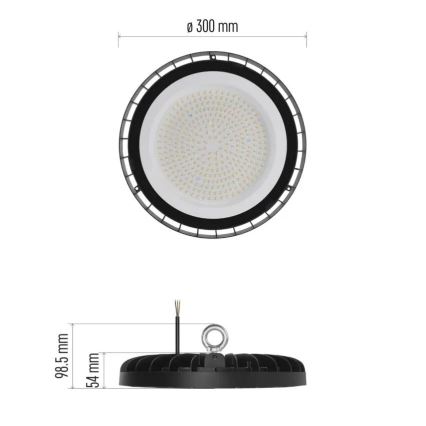 Iluminação LED Industrial suspensa High Bay LED/225W/230V 4000K IP65