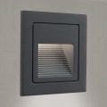 Iluminação LED integrada LORO LED/2W/230V IP65 antracite