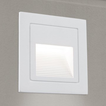 Iluminação LED integrada LORO LED/2W/230V IP65 branco