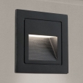 Iluminação LED integrada LORO LED/2W/230V IP65 preto
