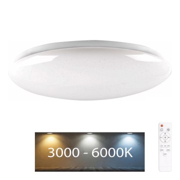 Iluminação LED para casa de banho com regulação PIRIUS LED/48W/230V diâmetro 38 cm 3000-6000K IP44 + comando