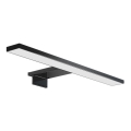 Iluminação LED para espelho de banheiro LED/8W/230V 4000K 50 cm IP44 preta