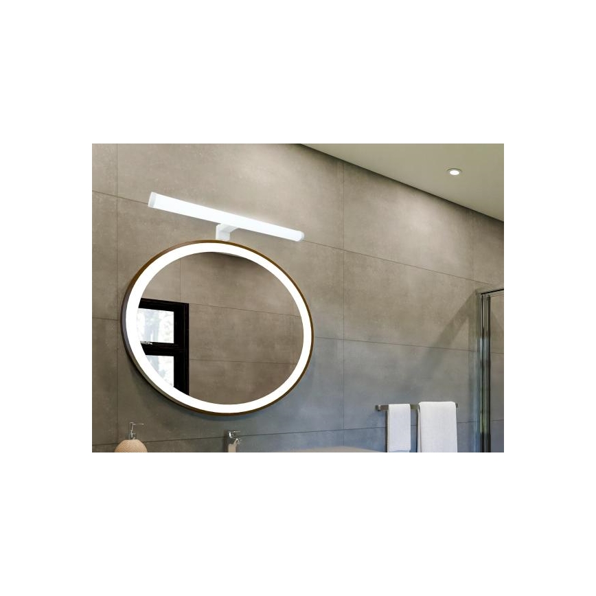 Iluminação LED para espelho de casa de banho 10W/230V 45 cm IP44 branca