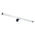 Iluminação LED para espelho de casa de banho 12W/230V 59,5 cm IP44 preta