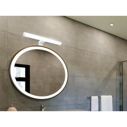 Iluminação LED para espelho de casa de banho 8W/230V, 30 cm, IP44, branca
