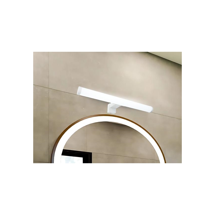 Iluminação LED para espelho de casa de banho 8W/230V, 30 cm, IP44, branca