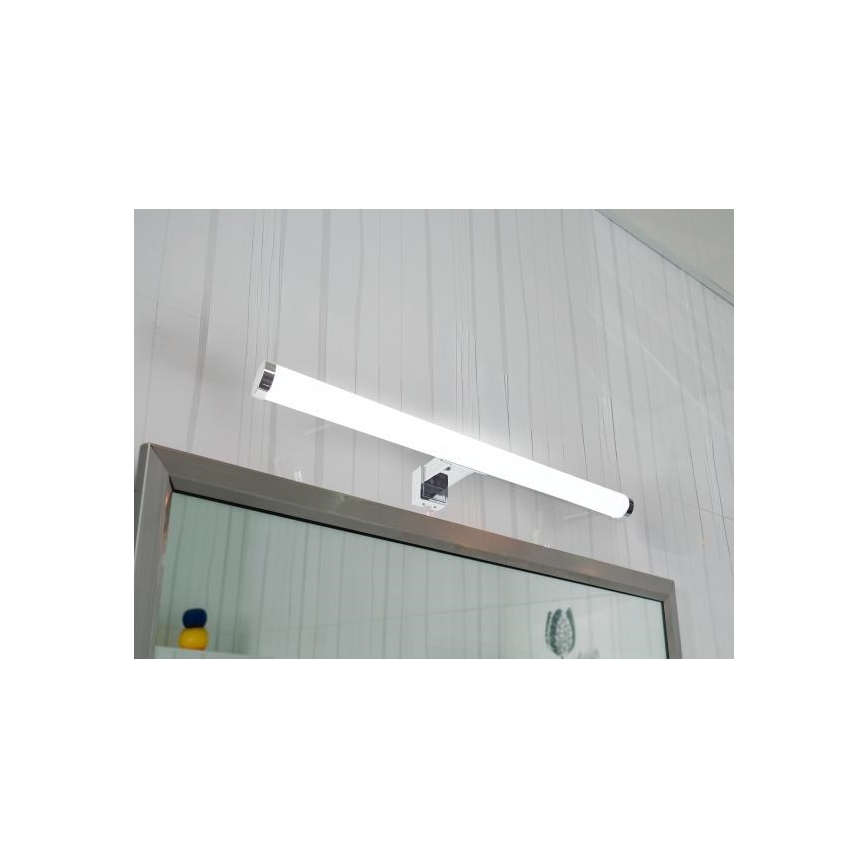 Iluminação LED para espelho de casa de banho LED/10W/230V 45 cm IP44 cromado brilhante