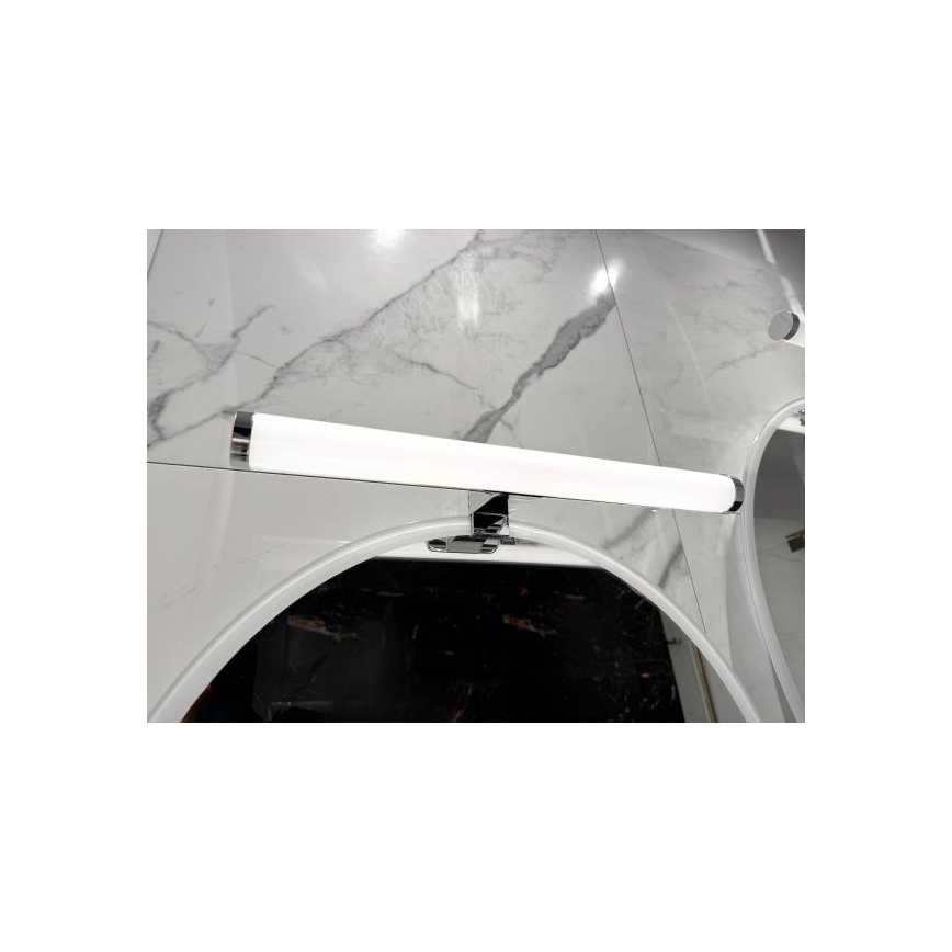 Iluminação LED para espelho de casa de banho LED/10W/230V 45 cm IP44 cromado brilhante
