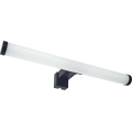 Iluminação LED para espelho de casa de banho LED/8W/230V 30 cm IP44 preta