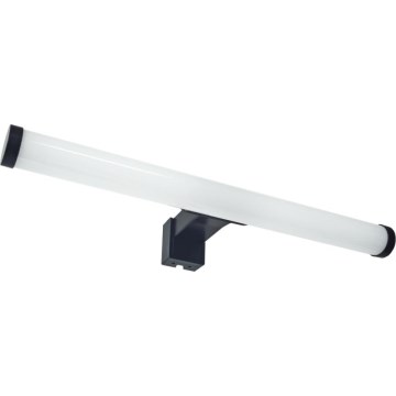 Iluminação LED para espelho de casa de banho LED/8W/230V 30 cm IP44 preta