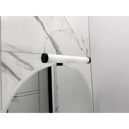 Iluminação LED para espelho de casa de banho LED/8W/230V 30 cm IP44 preta