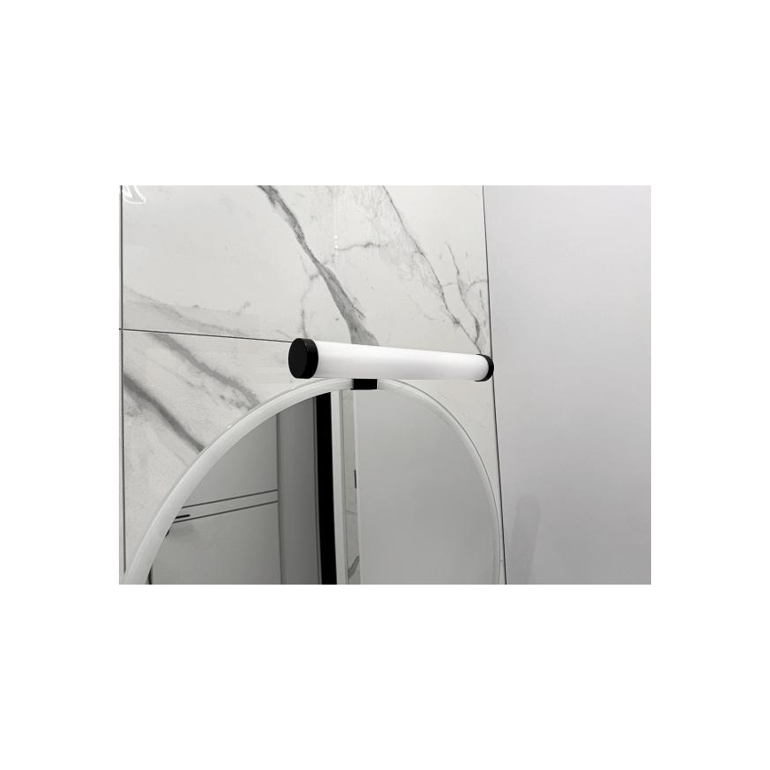 Iluminação LED para espelho de casa de banho LED/8W/230V 30 cm IP44 preta