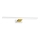 Iluminação LED para espelho de casa de banho SHINE, 13,8 W, 230 V, 60 cm, IP44, branco/dourado