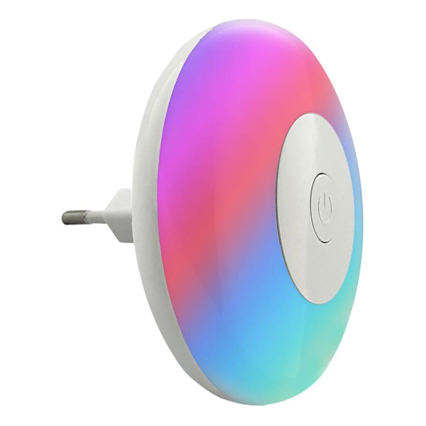 Iluminação LED RGBW noturna LED/1W/230V branco