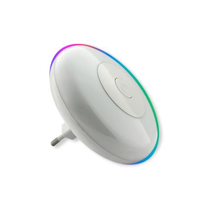 Iluminação LED RGBW noturna LED/1W/230V branco