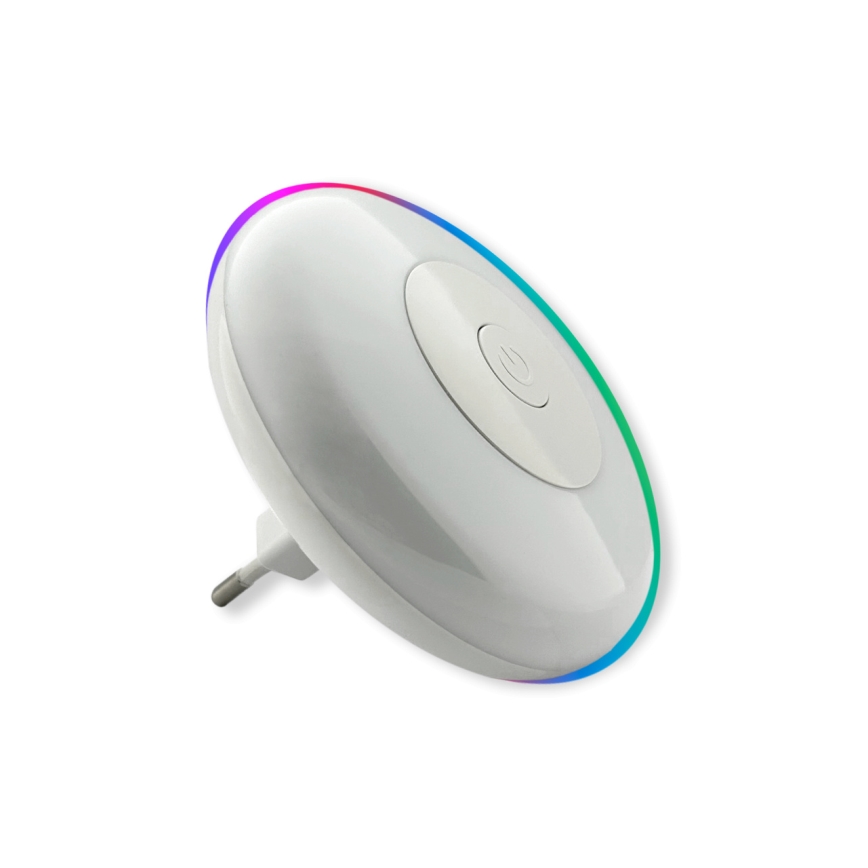Iluminação LED RGBW noturna LED/1W/230V branco