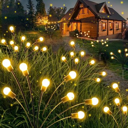 Iluminação LED Solar decorativa 10xLED/1,2V 3000K 73 cm IP44