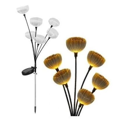Iluminação LED solar decorativa LED/1,2V 3000K 80 cm 600 mAh IP44