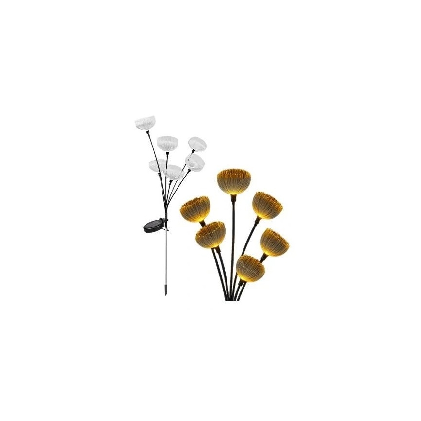 Iluminação LED solar decorativa LED/1,2V 3000K 80 cm 600 mAh IP44