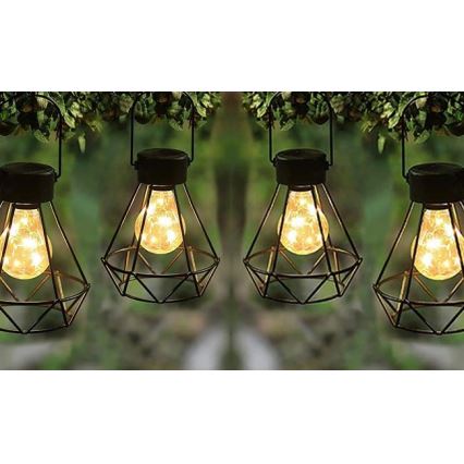 Iluminação LED solar suspensa LED/0,1W/1,2V diâmetro 13 cm