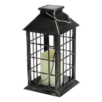 Iluminação LED suspensa solar LED/0,02W/1,2V 1xAA 2700K IP44 200 mAh pátina