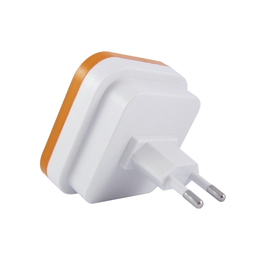 Iluminação noturna LED com sensor LED/0,5W/230V laranja