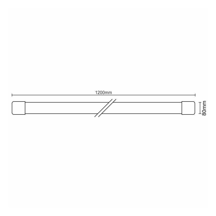 iluminação para armário de cozinha LED/40W/230V 3000-6500K Wi-Fi Tuya IP40