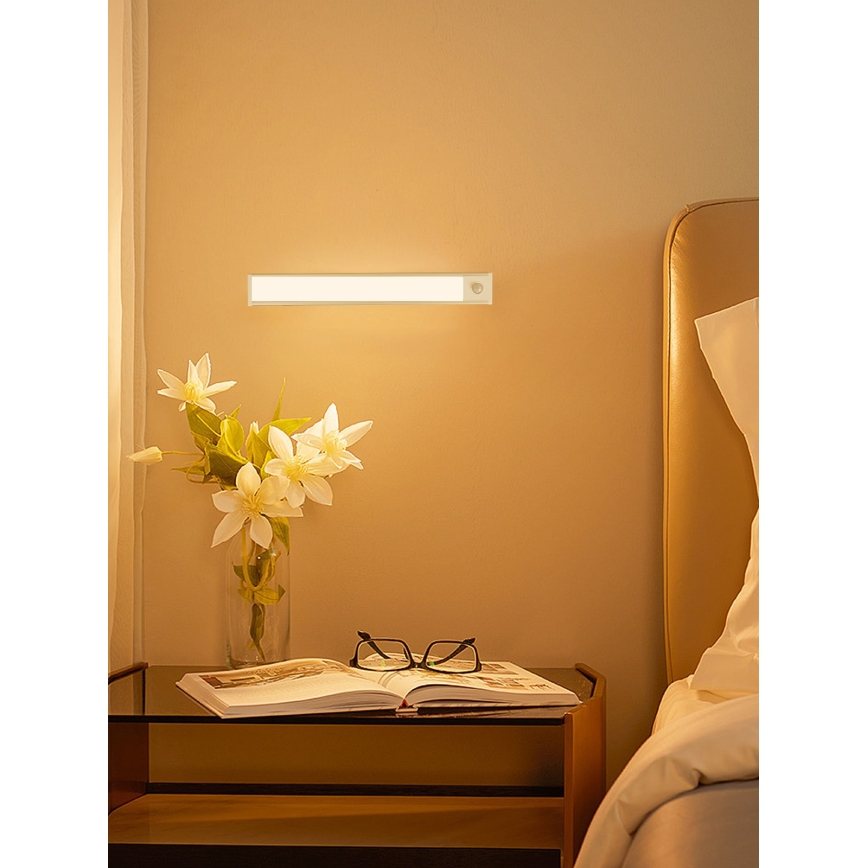 Iluminação para armário de cozinha LED CABINET-4 com sensor PIR LED/1,5W/230V 1100mAh 4000K