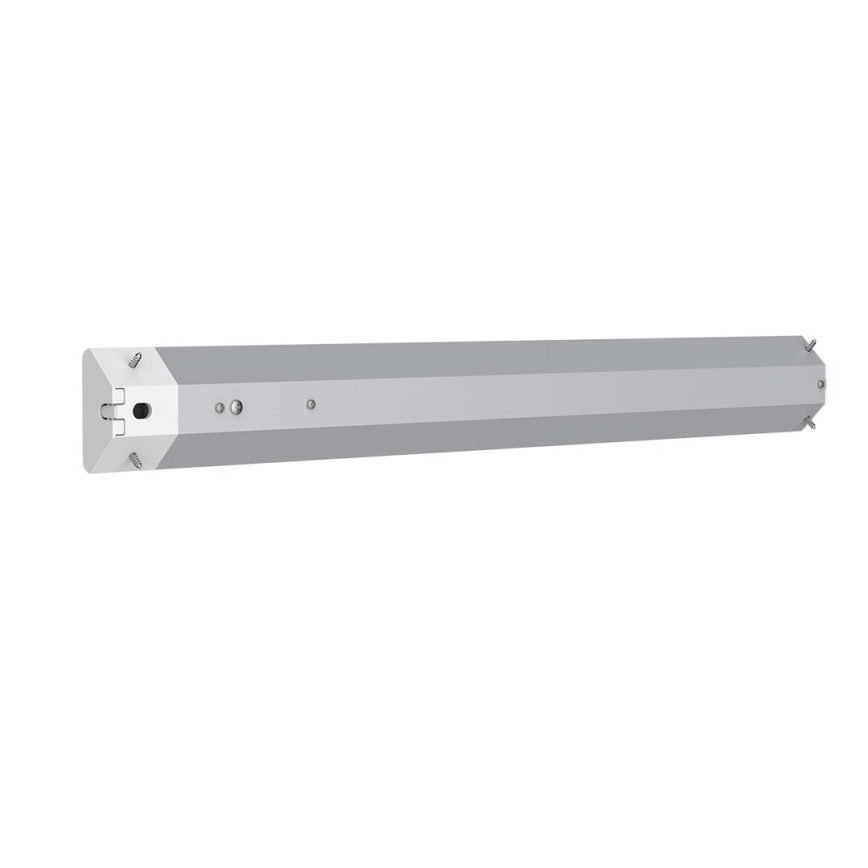 Iluminação para armário de cozinha LED com gavetas e USB portas LED/18W/230V 4000K prateado
