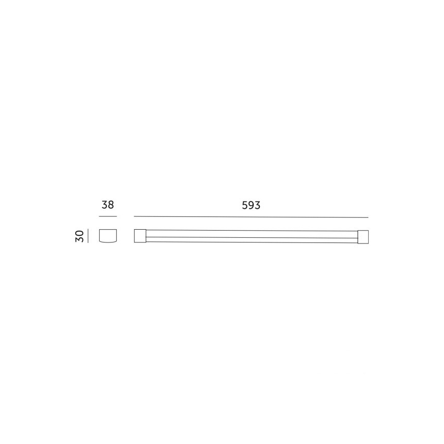 Iluminação para armário de cozinha LED para o cultivo de plantas GROWLY LED/9W/230V branco