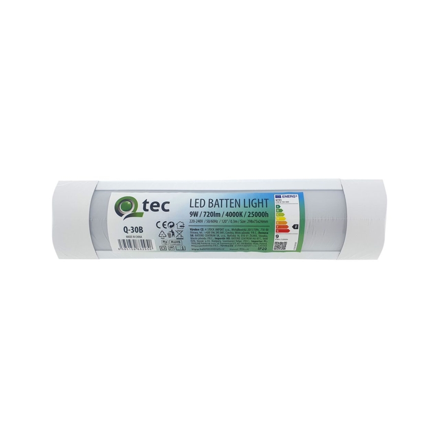 Iluminação para armário de cozinha LED QTEC LED/9W/230V 30 cm branco