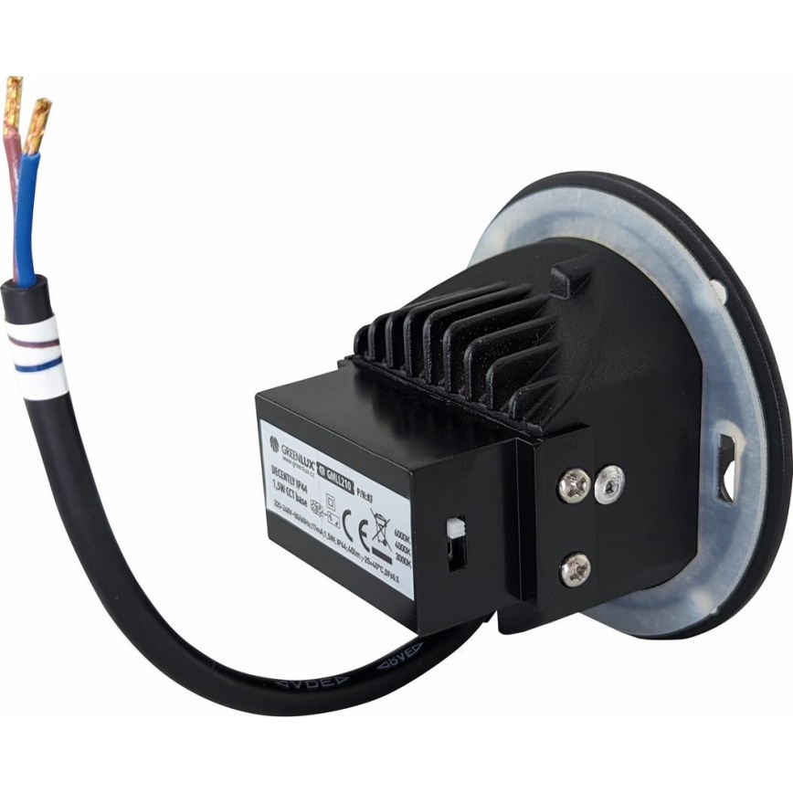 Iluminação para escadas exteriores LED DECENTLY LED/1,5W/230V 3000/4000/6000K IP44 branco