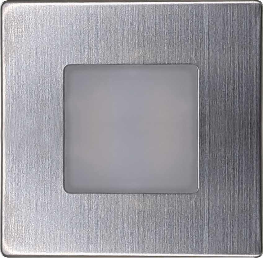 Iluminação para escadas exteriores LED DECENTLY LED/1,7W/230V 3000/4000/6000K IP54 cromado brilhante