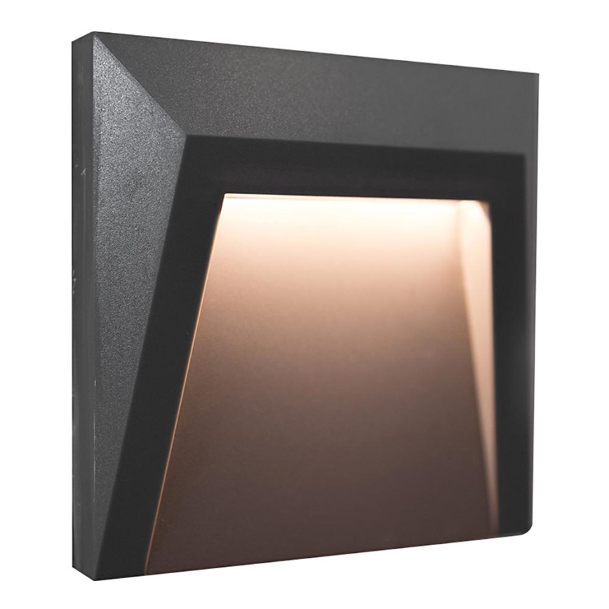 Iluminação para escadas exteriores LED HOLDEN LED/1W/230V IP65 antracite
