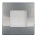 Iluminação para escadas exteriores LED LED/1,7W/230V 4000K IP44 cromado brilhante
