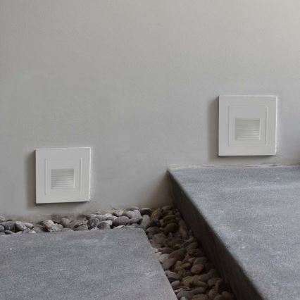 Iluminação para escadas exteriores LED LED/3W/230V 3000K IP65 branco