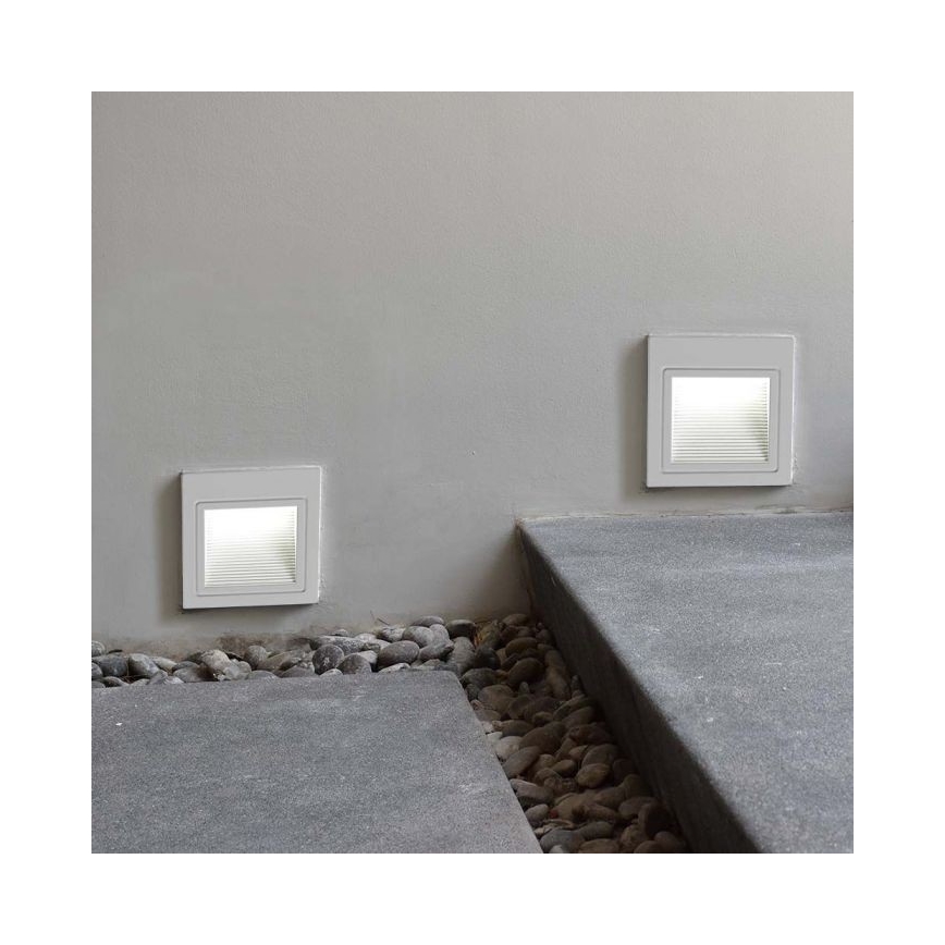 Iluminação para escadas exteriores LED LED/5W/230V 3000K IP65 branco
