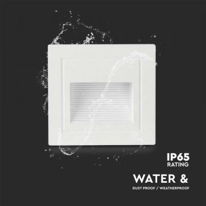 Iluminação para escadas exteriores LED LED/5W/230V 3000K IP65 branco