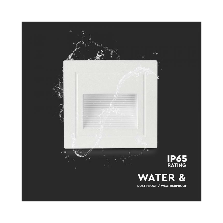 Iluminação para escadas exteriores LED LED/5W/230V 3000K IP65 branco