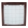 Iluminação para parede e teto GEOMETRICA 1xE27/60W/230V árvore da borracha 30x30 cm