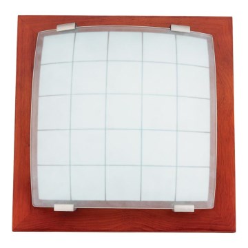 Iluminação para parede e teto GEOMETRICA 2xE27/60W/230V árvore da borracha 35x35 cm