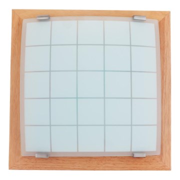 Iluminação para parede e teto GEOMETRICA 2xE27/60W/230V árvore da borracha 35x35 cm