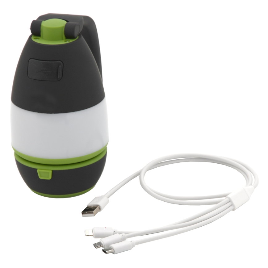 Iluminação recarregável LED com power bank LED/3W/1500mAh