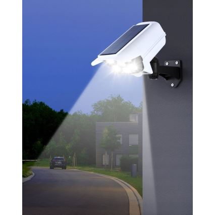 LED Solar maketa bezpečnostní kamery com sensor KAMERA LED/1W/3,7V IP44 + controlo remoto