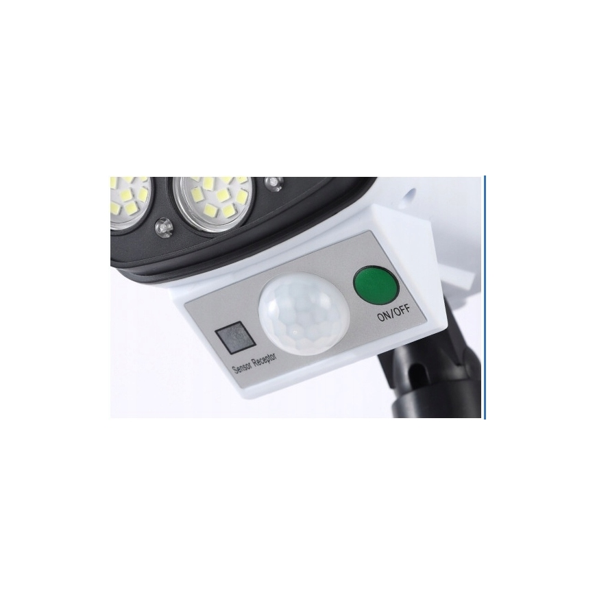 LED Solar maketa bezpečnostní kamery com sensor KAMERA LED/1W/3,7V IP44 + controlo remoto