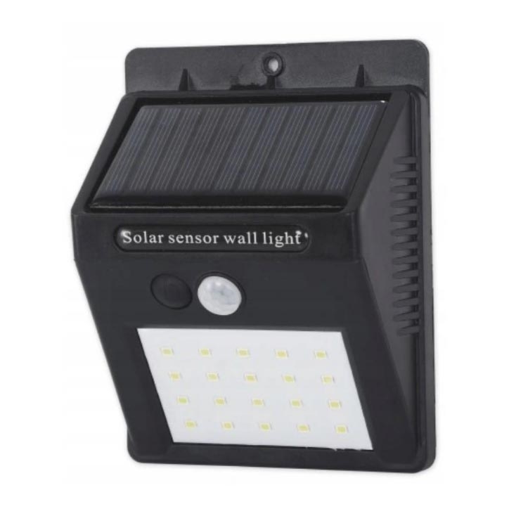 Iluminação solar de parede LED com sensor LED/0,55W/3,7V 1200 mAh IP65