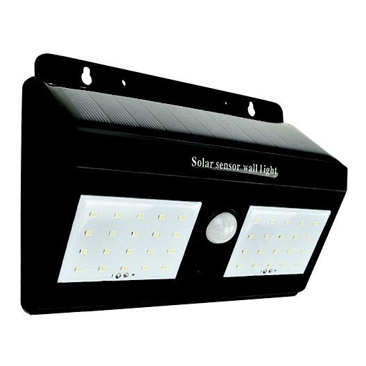 Iluminação solar de parede LED com sensor LED/1,2W/3,7V 6500K IP65